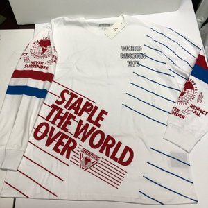 Mens Staple pigeon Olympic white longsleeve Tshirt Sz XL
